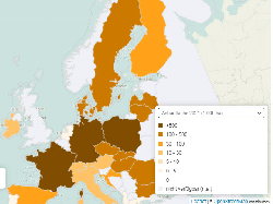 Raps Anbaufläche Europa 2012-2022